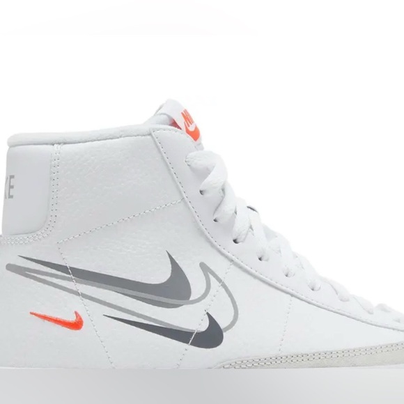 Nike Blazer Mid ’77 SE “Multi-Swoosh” – White / Multi | Youth 5.5 Women’s 7 - Picture 4 of 11